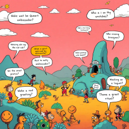 Whose Hello Is It Anyway? - Text-based game