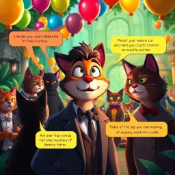 Mystery Meow: Whodunit at the Purrplex - Text-based game