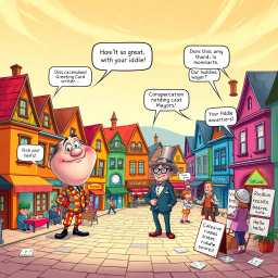 Whose Hello Is It Anyway? - Text-based game