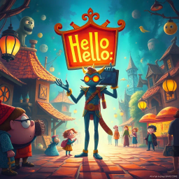 Whose Hello Is It Anyway? - Text-based game