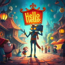 Whose Hello Is It Anyway? - Text-based game