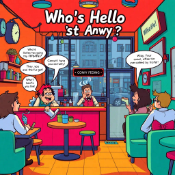 Who's Hello Is It Anyway? - Text-based game