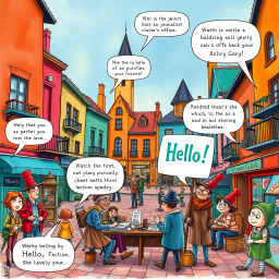 Whose Hello Is It Anyway? - Text-based game