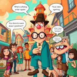 Whose Hello Is It Anyway? - Text-based game