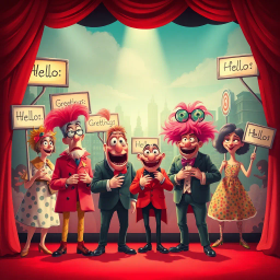 Whose Hello Is It Anyway? - Text-based game