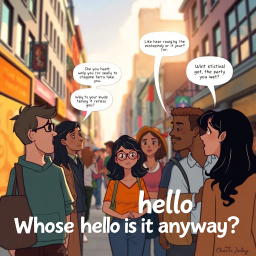 Whose Hello Is It Anyway? - Text-based game