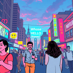 Whose Hello Is It Anyway? - Text-based game