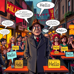 Whose Hello Is It Anyway? - Text-based game