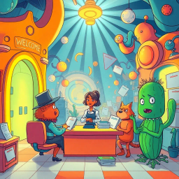 Whose Hello Is It Anyway? - Text-based game