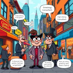 Whose Hello Is It Anyway? - Text-based game
