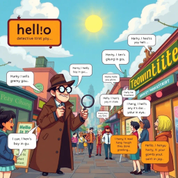 Whose Hello is it Anyway? - Text-based game