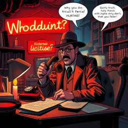 Whodunit: Hello? Silence! - Text-based game