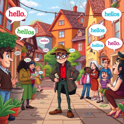 Whose Hello Is It Anyway? - Text-based game