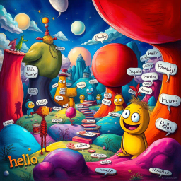 Whose Hello Is It Anyway? - Text-based game