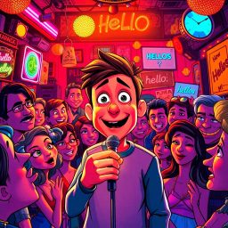 Whose Hello Is It, Anyway? - Text-based game