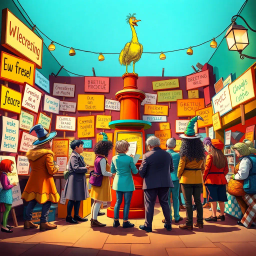 The Grand Hello-off! - Text-based game