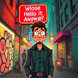 Whose Hello is it Anyway? - Text-based game