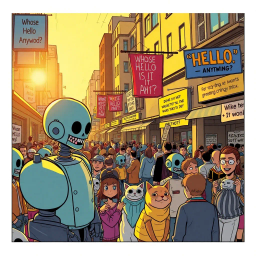 Whose Hello Is It Anyway? - Text-based game