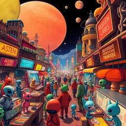 AstroGrifter: Galactic Market Mayhem - Text-based game
