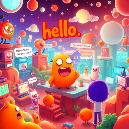 Whose Hello Is It Anyway? - Text-based game