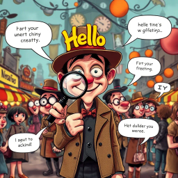 Whose Hello Is It Anyway? - Text-based game