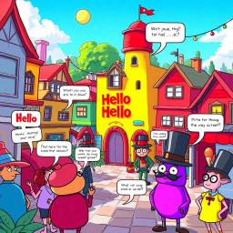 Whose Hello is it Anyway? - Text-based game