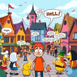 Whose Hello Is It Anyway? - Text-based game