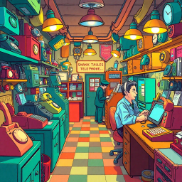 Hello, Whose Hello Is It Anyway? - Text-based game