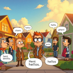 Whose Hello Is It Anyway? - Text-based game