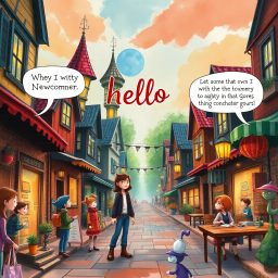 Whose Hello Is It Anyway? - Text-based game