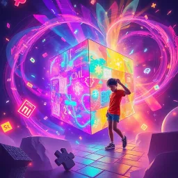Spinfinity Cube Adventure - Text-based game