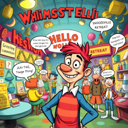 Whose Hello Is It Anyway? - Text-based game