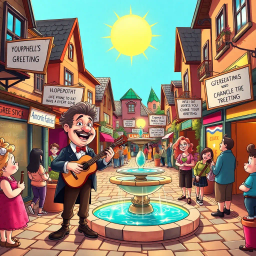 Whose Hello Is It Anyway? - Text-based game