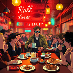 Social Simulation Mystery text games