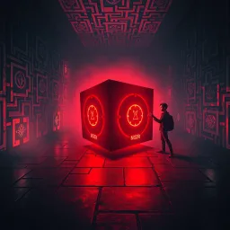 Spinning Cube Quest - Text-based game
