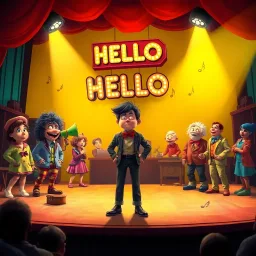 Whose Hello Is It Anyway? - Text-based game