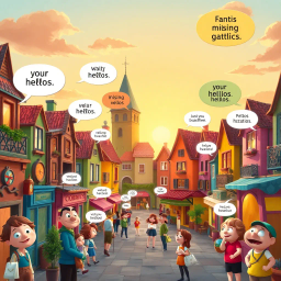 Whose Hello Is It Anyway? - Text-based game