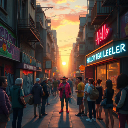 Whose Hello Is It Anyway? - Text-based game