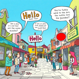 Whose Hello Is It Anyway? - Text-based game