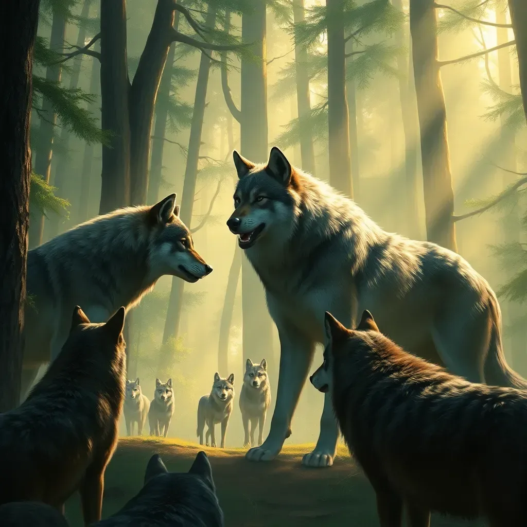 Alpha's Ascent: The Wolf's Dilemma