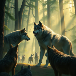 Alpha's Ascent: The Wolf's Dilemma - Text-based game