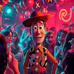 Woody's Wild Night Out - Text-based game