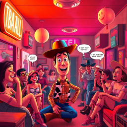 Woody's Wild Ride - Text-based game