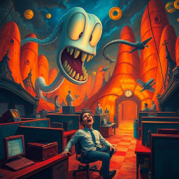 Whose Nightmare Is It Anyway? - Text-based game