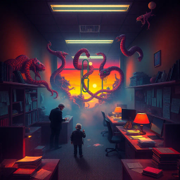 Nightmare Bureau - Text-based game