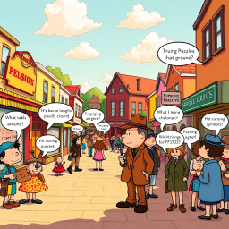 Humor Mystery text games