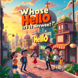 Whose Hello Is It Anyway? - Text-based game