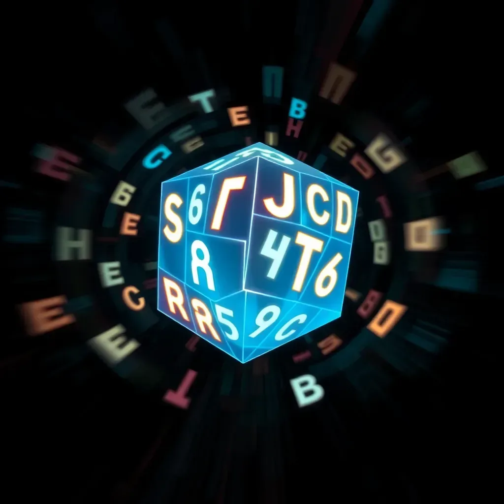 Spinning Glyphs