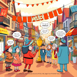 Whose Hello Is It Anyway? - Text-based game