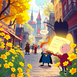 Whose Hello is it Anyway? - Text-based game